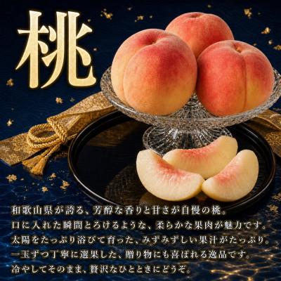 ふるさと納税 かつらぎ町 【発送月固定定期便】紀州和歌山産旬のフルーツセット(桃・シャインマスカット・ひらたねなし柿)全3回 |  | 01