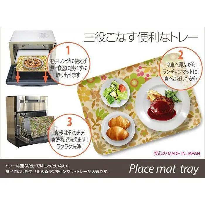 【ブルー×ピンク2枚組】SRトレー M 33cm チェック タツクラフト 【Tk193】