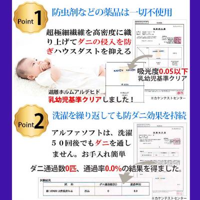 ふるさと納税 富士河口湖町 防ダニ枕カバー43×63cmアルファソフト綿A(ピンク) |  | 01