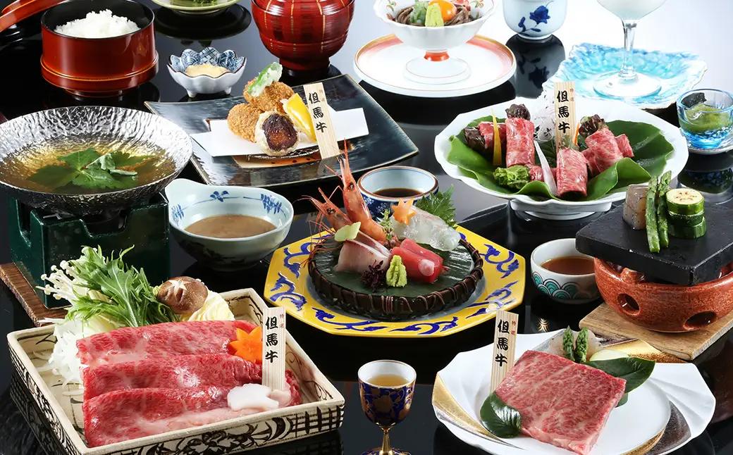 【高島屋選定品】＜ホテル金波楼＞ペア宿泊券（特選但馬牛会席コース）岬の館 和室 / 宿泊券 旅行券 但馬牛 温泉 兵庫県 旅行 トラベル クーポン ホテル 国内旅行 観光 予約 父の日 母の日 敬老の