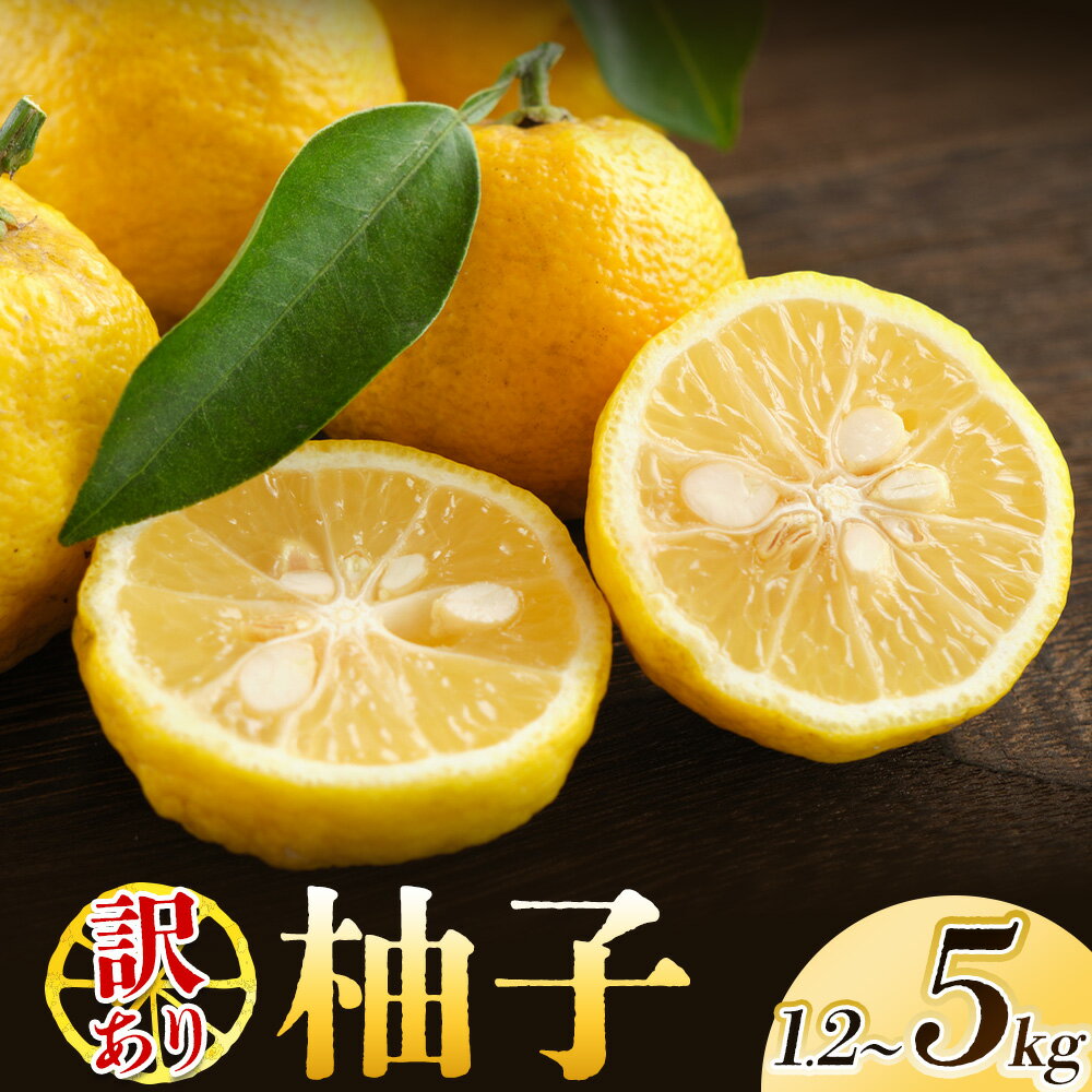 【ふるさと納税】ゆず 訳あり 柚子 約1.2kg～5kg 《11月中旬-1月中旬頃発送》徳島県 佐那河内村 ゆず 柑橘 フルーツ 旬【配送不可地域あり】※離島