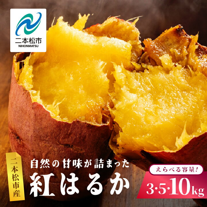 【ふるさと納税】 自然の甘みがぎゅっと詰まった さつまいも 紅はるか 3kg〜10kg 焼き芋 スイーツ 冷凍 やきいも 野菜 サツマイモ 農家直送 新鮮 いも イモ おすすめ お中元 お歳暮 ギフト 二本松市 ふくしま 福島県 送料無料 【株式会社橋本】