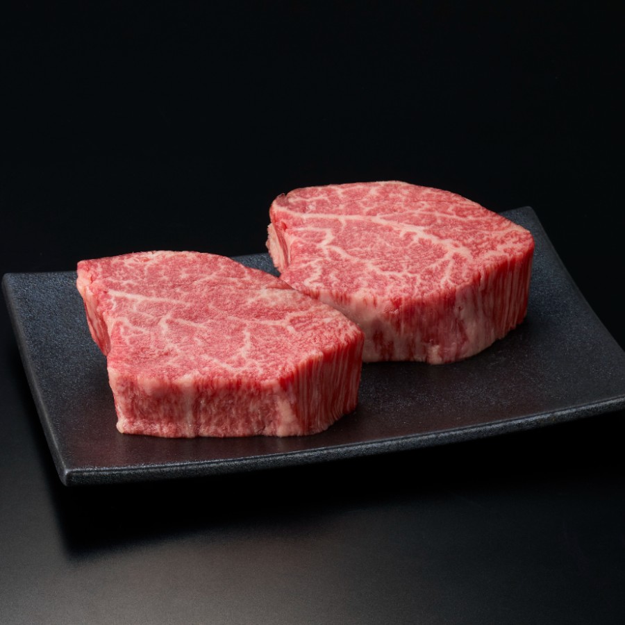 【もったいない！を食べよう】＜長太屋＞A5等級松阪牛ステーキ(シャトーブリアン)120g×2