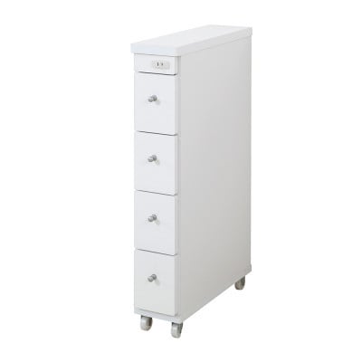 隙間収納ワゴン　幅15cm×奥行44cm　RSW−1544W【1414996】