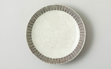 【波佐見焼 マルヒロ】BARBAR サビ十草 中皿・大皿ペアセット（4点）[EB212]