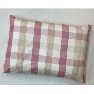 ふるさと納税 泉大津市 肌温度調整　アウトラストウォッシャブル枕　大(43x63cm)1個　枕カバーピンク2枚(マドラス柄) |  | 01