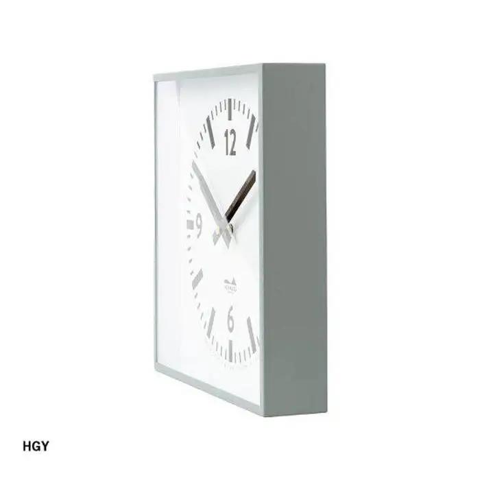 【ハンマートングレイ】HK SQUARE CLOCK　スクエア クロック