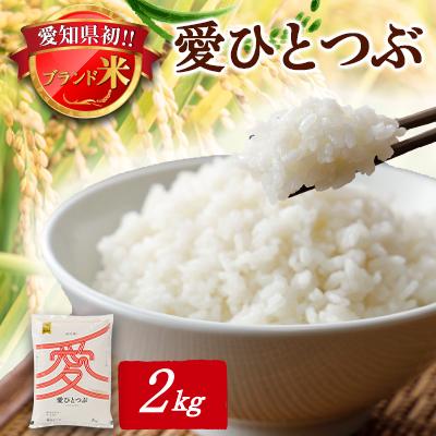 ふるさと納税 安城市 令和7年産 愛知県産 ブランド米 愛ひとつぶ 2kg　パールライス 安城工場精米