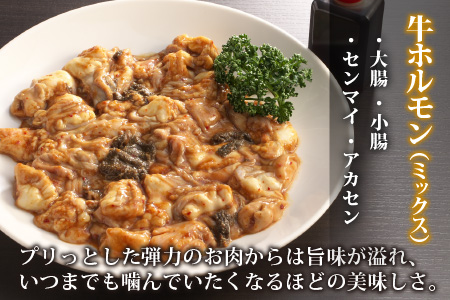 ホルモンの老舗 六間星山の牛ホルモン（ミックス）2kg（500ｇ×4袋）[A-026008]