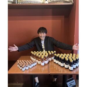 小矢部市出身元プロ野球選手荒木貴裕×畑醸造コラボ醤油セット 420ml+20g【1619188】