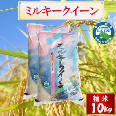 ふるさと納税 越前市 【先行受付】令和8年産 特別栽培 越前市産ミルキークイーン　10kg