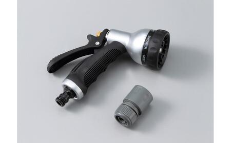 オールステンレス蛇腹ホースリール　20ｍ レバーノズル付 SSA-２０J