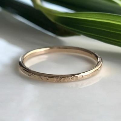 ふるさと納税 藤沢市 K14GF テクスチャーリング P3〜30号 マイナスサイズ対応 ご希望のリングサイズで制作 |  | 02