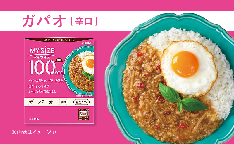 大塚食品 マイサイズ  100kcal ビビンバの素×ガパオ（辛口）レトルト 計20食 セットレトルト ビビンバ ガパオ インスタント 防災 神奈川県 綾瀬市