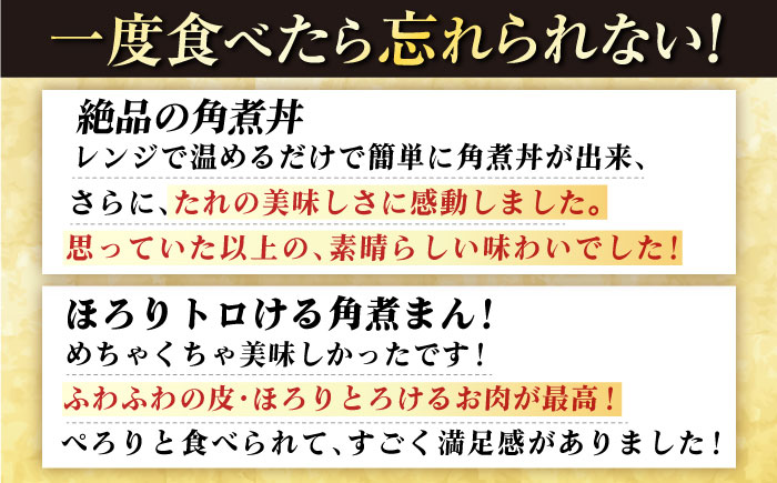【全3回定期便】長崎角煮まんじゅう5個・長崎角煮まぶし5袋 豚肉 東坡肉 ふわふわ ほかほか 五島市/岩崎本舗 [PFL014]