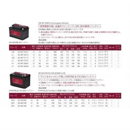 AQUADREAM PLATINUM 自動車始動用バッテリー 欧州車用 54321 LB1 1個_家電製品 アウトドア・カー用品  _【配送不可地域：沖縄県】【1569068】