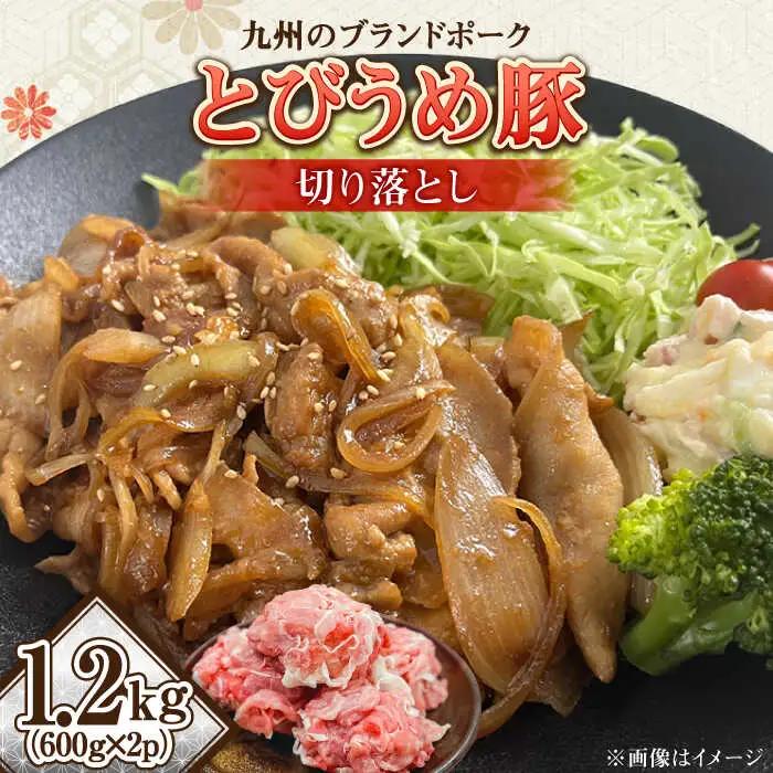 大分県日田産 とびうめ豚 切り落とし 1.2kg / 豚肉 切り落とし 大分 冷凍  [ARCM004]