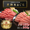 【ふるさと納税】【高知県大月町産 本マグロ】 中トロ・赤身450g