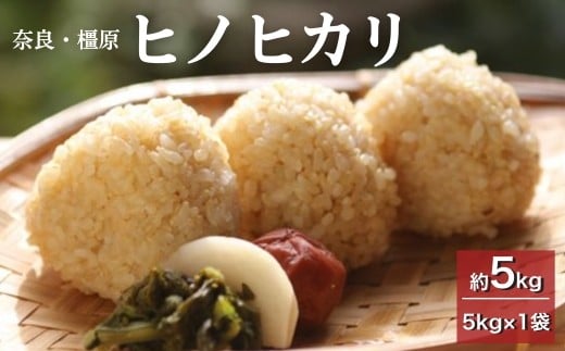 
                  奈良・橿原　農薬や化学肥料不使用【令和7年産】ヒノヒカリ 約5kg（5kg×1袋）
                