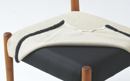 朝日木材 エッダ　ダイニングチェア30101(2脚) ブルー≪DC30101S-EL0E1×2≫家具 シンプル ダイニングチェア 椅子 リビングチェア 張地 座面 イス リビング 居間 ナチュラル カ