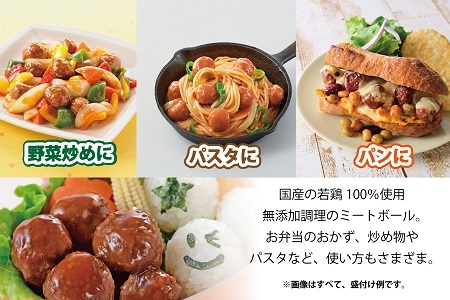 【石井食品】イシイのおべんとクン ミートボール2種詰め合わせ　無添加調理 お弁当 おかず 国産若鶏使用 簡単調理　[011IS003]