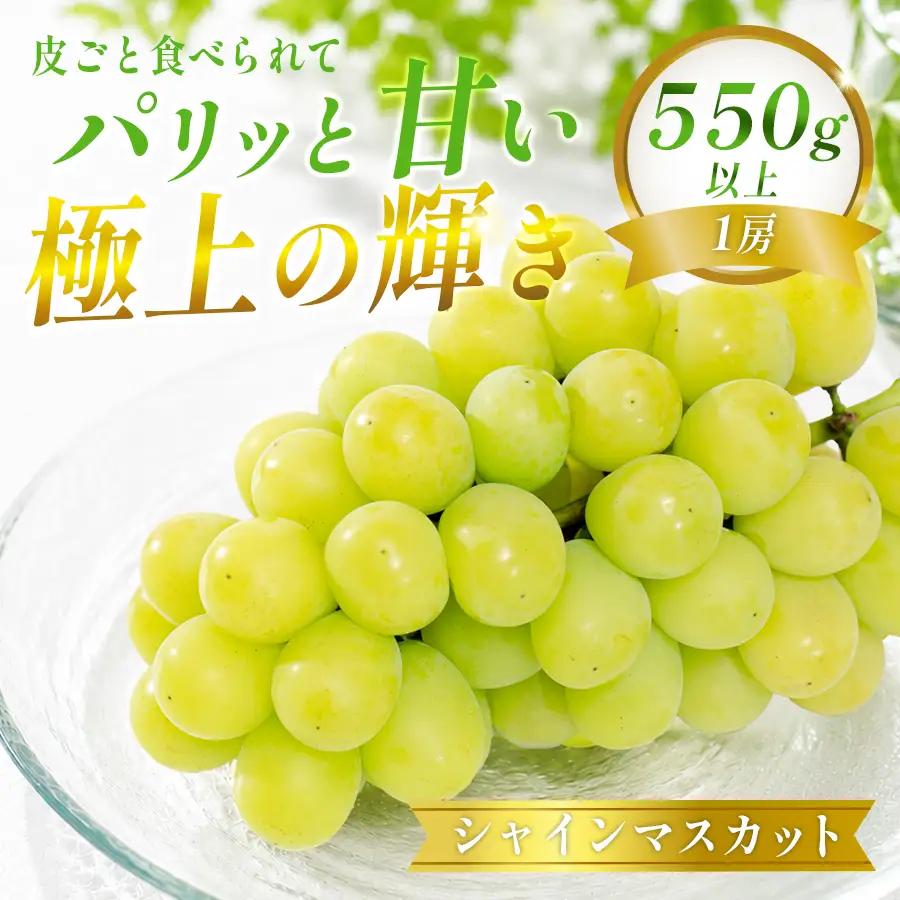 シャインマスカット 1房550g以上