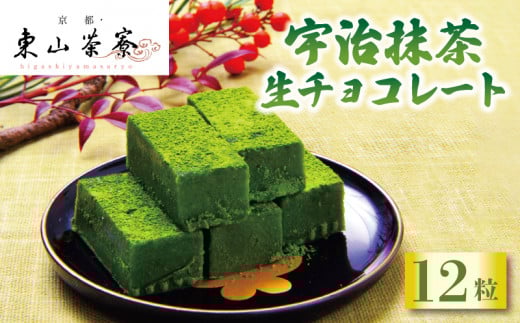 宇治抹茶 生チョコレート 12粒   京都 宇治 抹茶 生チョコ 石臼挽き 東山茶寮 京 和華 洋風 和菓子 茶 生チョコレート チョコレート お菓子 おかし スイーツ 生 クリーム デザート 洋菓子 人気 贈答 ギフト お歳暮 冷凍 6000円 六千円 