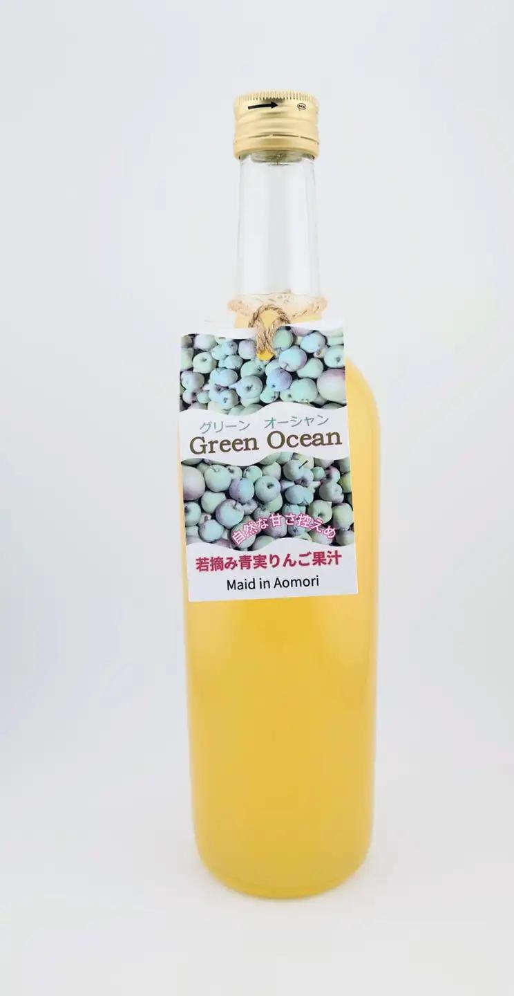 りんごジュース 甘さ控えめ 720ml×2本 GreenOcean りんごジュース