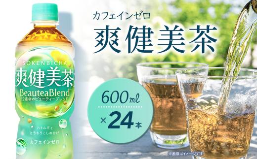 爽健美茶 600mlPET 24本入り  1ケース　愛媛県西条市 ｜ お茶 爽健美茶 カフェインゼロ 清涼飲料水 飲料 ペットボトル 1箱 愛媛県 西条市 送料無料