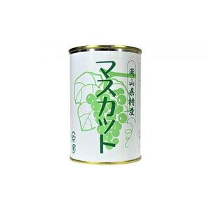 岡山果物 缶詰 2缶詰合せ（清水 白 桃 ／ マスカット 各1缶）吉英 フルーツ  | マスカット