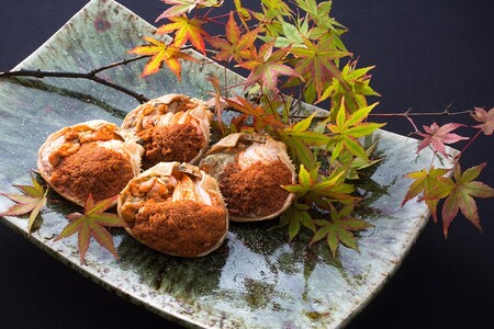 【創業明治元年　間人 炭平旅館の味】セイコ蟹のむき身甲羅盛り　3個セット【2025年発送】