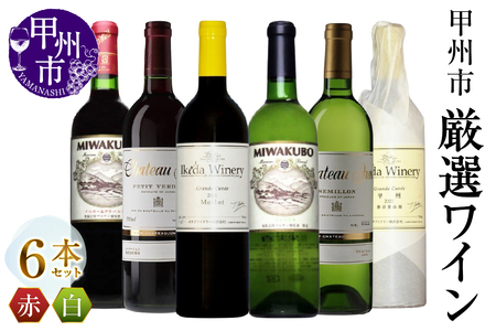 ワイン 甲州市 厳選ワイン6本セット（MG）H9-480