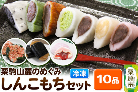 栗駒山麓のめぐみ しんこもち10品セット 餅 もち もちっ小屋でん もちでん 