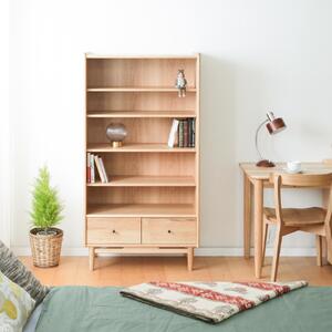 旭川家具 MUKU工房オリジナル ジャム オープンキャビネット 北海道ナラ 【 国産 無垢 インテリア 木製 収納 ナチュラル キャビネット サイドボード リビング ダイニング 北海道 】 _04575