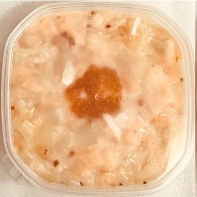 ふるさと納税 小田原市 小田原漁港が見える鮑屋工場でつくったサーモン塩辛3個(ほたて・いくら入) |  | 01