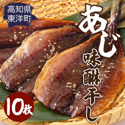 ふるさと納税 東洋町 みりん干し あじ 10枚