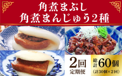 【2回定期便】角煮まん 10個・大とろ 10個・まぶし 10個 ≪小値賀町≫【岩崎本舗】角煮まん 角煮 豚角煮 簡単 惣菜 冷凍 おやつ 中華 ギフト 長崎 [DBG054]