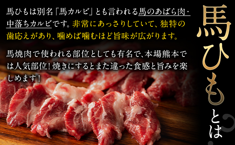 馬ひも 馬刺し用 320g(80g×4袋) 《30日以内に出荷予定(土日祝除く)》 熊本県 苓北町 肉 馬ひも 馬肉---rh_fjbhm_30d_r7_25000_320g---