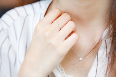 Pt900 リボンリング FHP-014