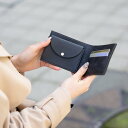 【ふるさと納税】豊岡財布 Haaki Leather 二つ折財布 HLW301 ネロ（HLW301） / 二つ折財布 サイフ さいふ おしゃれ 皮 革 牛皮 牛革