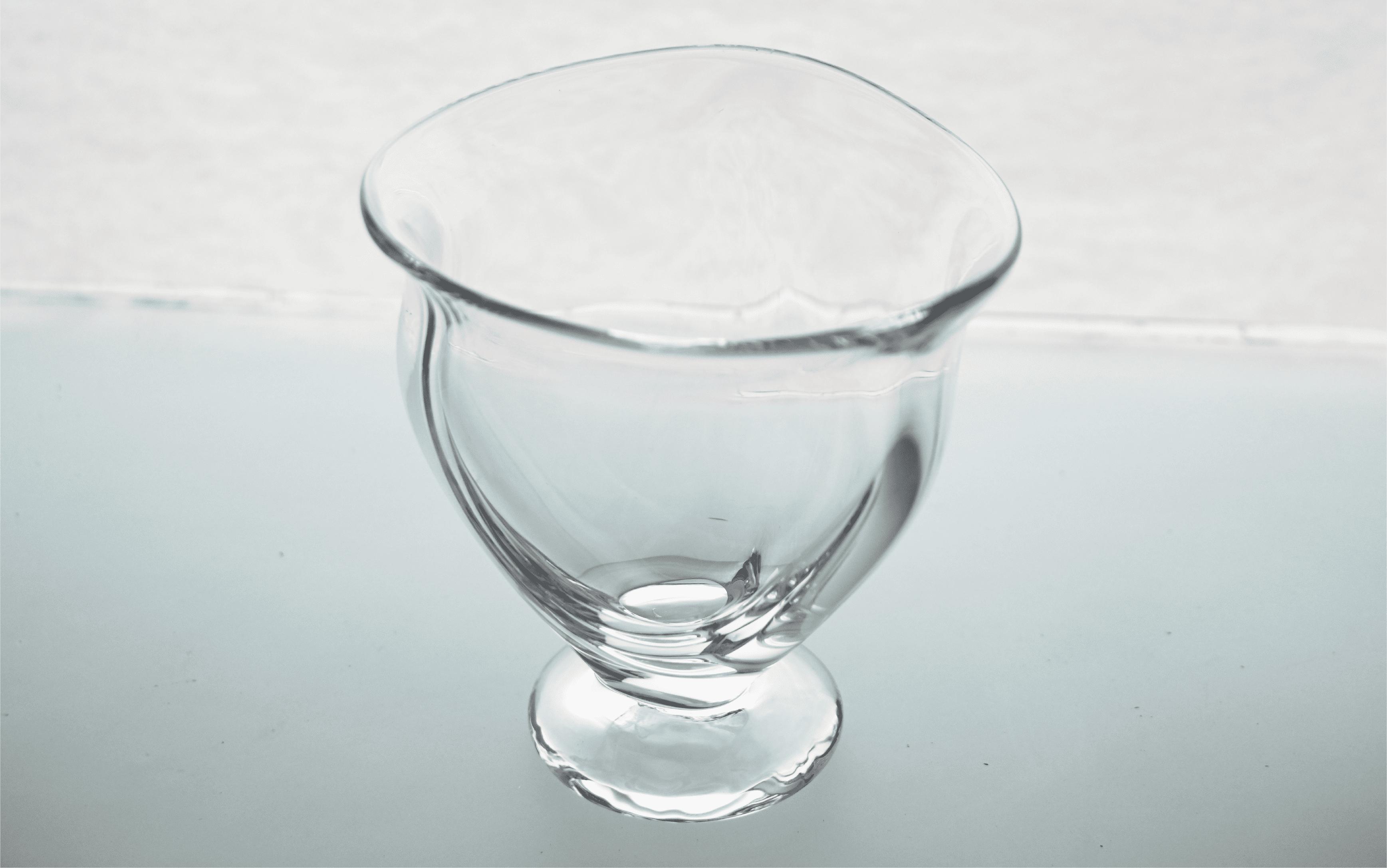 ロックグラス・つらら三角口グラス(ペアセット)(宮澤ガラス/055-1231)グラス コップ ぐい呑み ロック 氷 ウイスキー 水割り 工芸品 ガラス