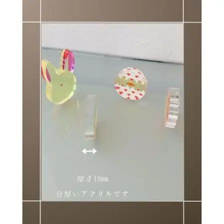 季節のアクリル積み木　収納ケース付～4月～_雑貨   _【1569702】