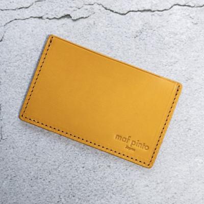 ふるさと納税 大川市 maf pinto カードケース 一枚入れ イエロー