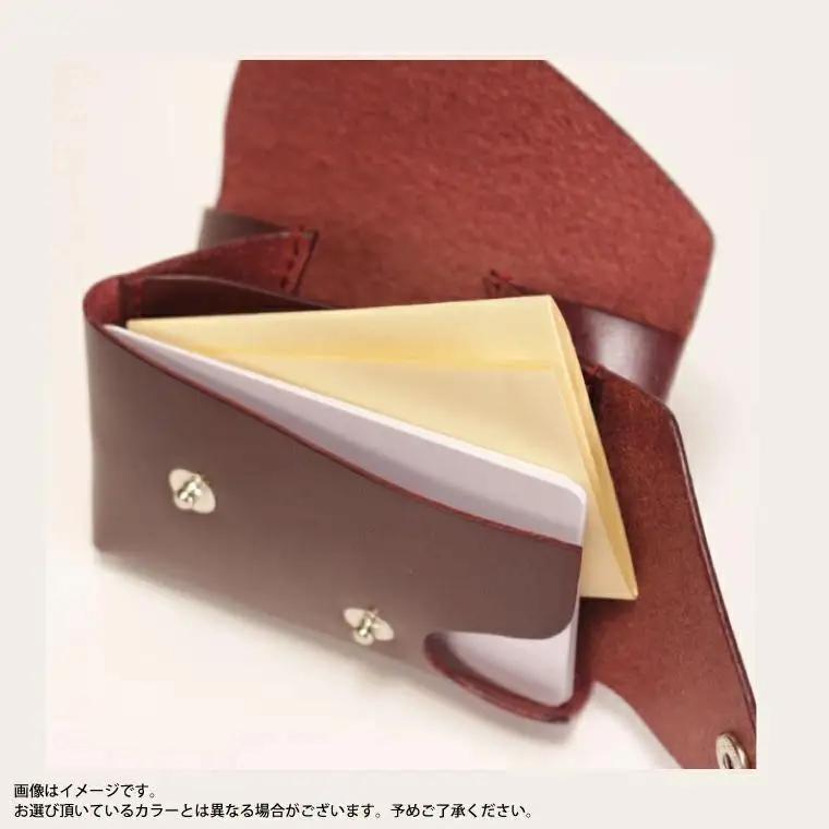 mini Litos ミニリトス 小銭が取りやすいミニ財布 (ワックスアッシュブラウン) 牛革 （BR021）