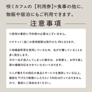 お洒落人気カフェ「咲くカフェ」の3,000円お食事券|茨城県 大子町 奥久慈 袋田 リノベーション カフェ 古民家 野菜 食事 ランチ ディナー グルメ お祝い 女子会 おしゃれ（BD006）
