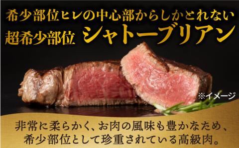 【極上の赤身肉】シャトーブリアン ステーキ 長崎和牛 計300g （150g×2枚）【肉のマルシン】 [FG08] 和牛 牛肉 赤身 ヒレ ステーキ 焼肉