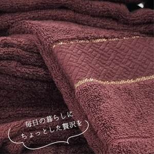 【フェイス5枚組】贅沢スーピマ綿フェイスタオル(34×80cm)クレディアWRE【1553161】