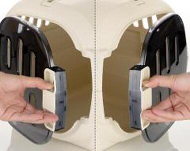 キャンピングキャリーファイン Ｍ【アイボリー】 犬 猫 ペット