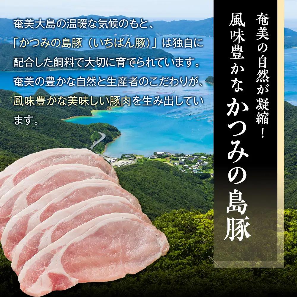 かつみの島豚いちばんロースしゃぶしゃぶ　1kg（500g×2パック）