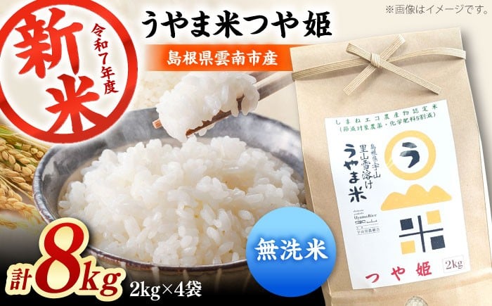 
            お米【無洗米】神話の里/吉田町「うやま米」つや姫 8kg（2kg×4）無洗米 精米 コメ おこめ お米 つやひめ おすすめ 人気 米 ごはん ご飯 食卓 主食 ブランド米 お取り寄せ グルメ ご当地米 家族 ファミリー 一人暮らし 便利 8キロ おいしい ごはんソムリエ 種もみ ミネラル 国産 新生活 お弁当 朝ごはん 朝食 昼食 ご当地 島根県雲南市/有限会社藤本米穀店 [AIDB093]
          